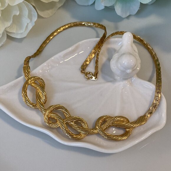 PARK LANE GOLD-PLATED KNOT NECKLACE - Picture 2 of 8